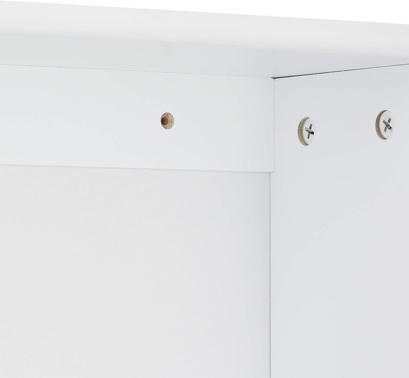 Bathroom Cabinet Free Standing Wooden Storage 3 Shelves