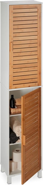 Bathroom Cabinet Hwd: 190x40x30CM 6 Compartments MDF