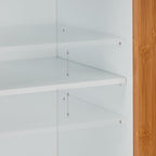 Bathroom Cabinet Hwd: 190x40x30CM 6 Compartments MDF