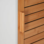 Bathroom Cabinet Hwd: 190x40x30CM 6 Compartments MDF