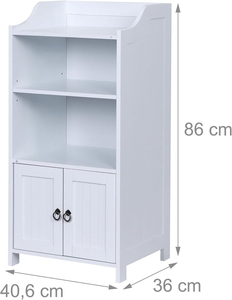Bathroom Cabinet Hxwxd: 86x40.5x36CM 4 Shelves 2