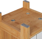 Bathroom Cabinet Toilet Roll Holder Free-Standing Wooden Storage