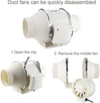 Bathroom Extractor Fan 100MM 4 Inch in Line