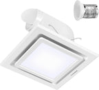 Bathroom Extractor Fan with Light 280m³ H 300MM