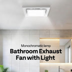 Bathroom Extractor Fan with Light 280m³ H 300MM