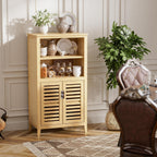 Bathroom Floor Cabinet Freestanding Side Storage Organiser Unit