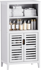 Bathroom Floor Storage Cabinet Bamboo Freestanding Kitchen