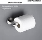 Bathroom Hardware Accessories Set Sus 304 Stainless Steel
