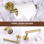 Bathroom Hardware Accessories Set Sus 304 Stainless Steel