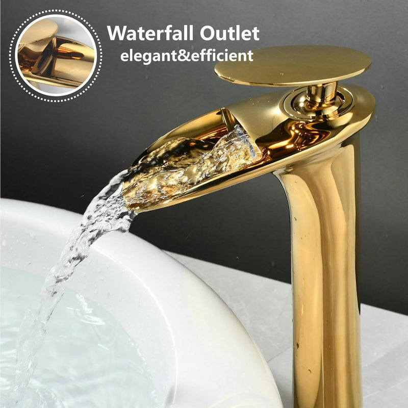Bathroom Mixer Tap Whitegold Basin Sink Taps Brass
