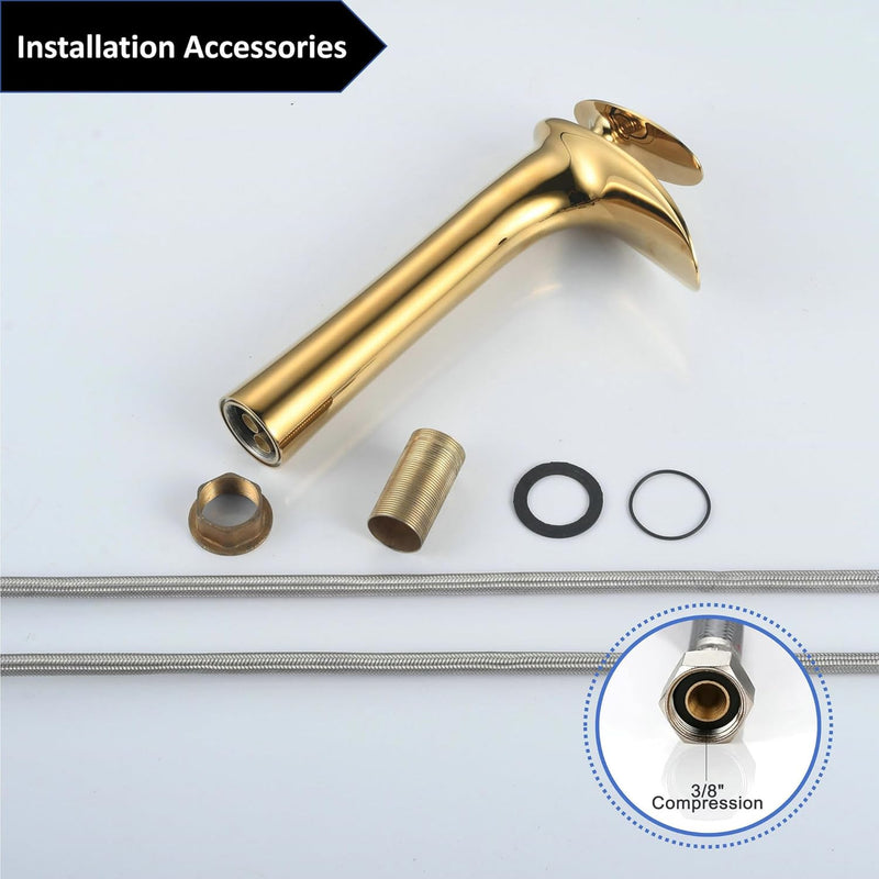 Bathroom Mixer Tap Whitegold Basin Sink Taps Brass