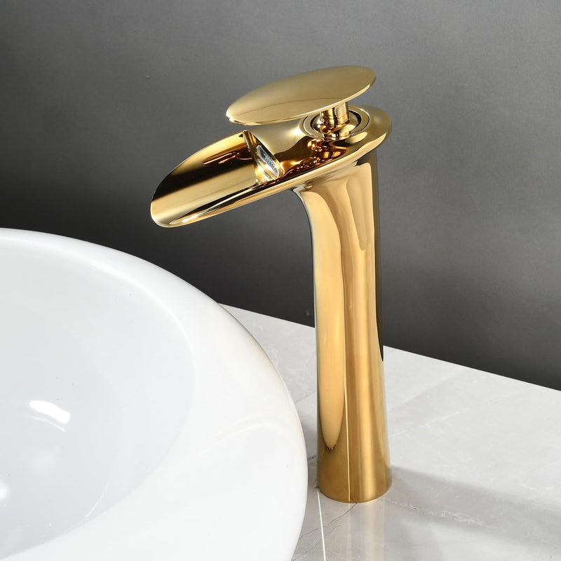 Bathroom Mixer Tap Whitegold Basin Sink Taps Brass
