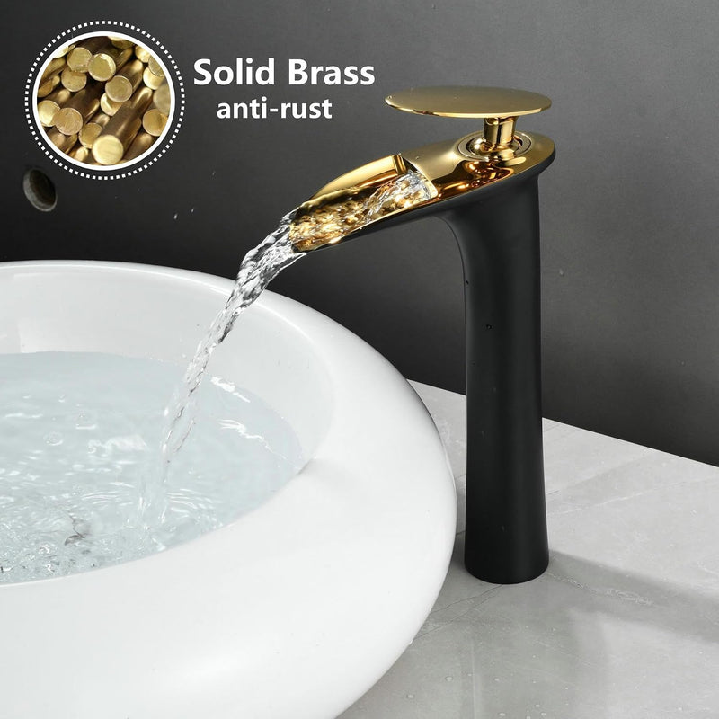Bathroom Mixer Tap Whitegold Basin Sink Taps Brass