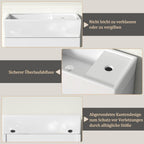 Bathroom Sink and Vanity Unit 40CM Wall Mounted