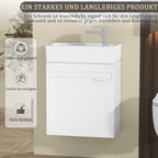 Bathroom Sink and Vanity Unit 40CM Wall Mounted