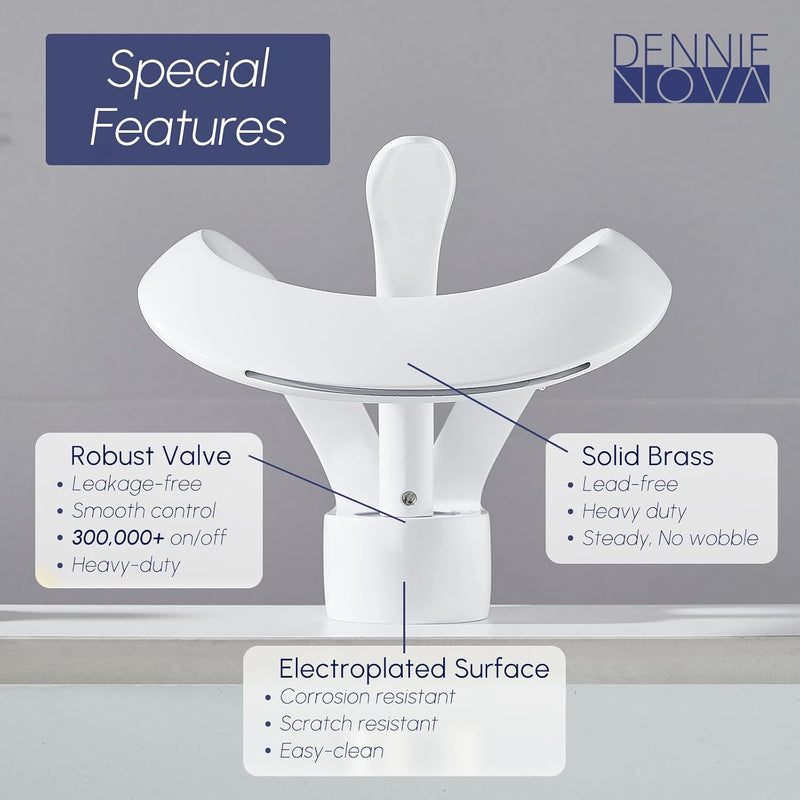 Bathroom Sink Tap Toilet Basin Single Hole Lever