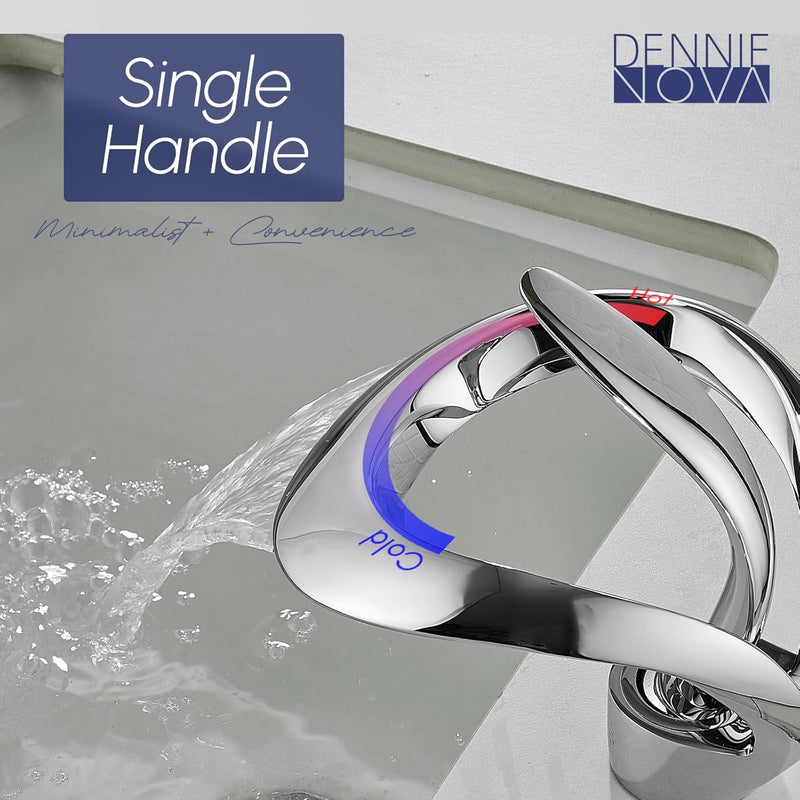 Bathroom Sink Tap Toilet Basin Single Hole Lever
