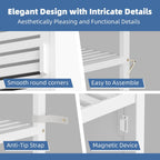 Bathroom Storage Cabinet 6-Tier Bamboo Tall Narrow Linen