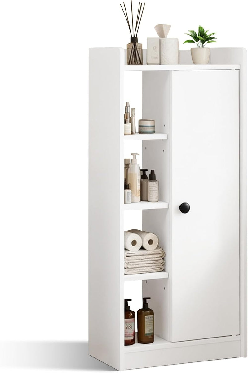 Bathroom Storage Cabinet Slim Unit with 4 Open