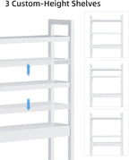 Bathroom Storage Shelf Bamboo Over-The-Toilet Organiser Rack