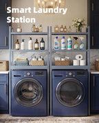 Bathroom Storage Shelf Bamboo Over-The-Toilet Organiser Rack