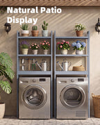 Bathroom Storage Shelf Bamboo Over-The-Toilet Organiser Rack