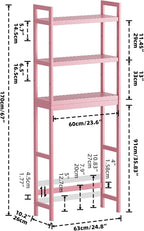 Bathroom Storage Shelf Bamboo Over-The-Toilet Organizer Rack