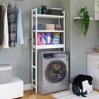 Bathroom Storage Shelf Bamboo Over-The-Toilet Organizer Rack