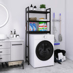 Bathroom Storage Shelf Bamboo Over-The-Toilet Organizer Rack