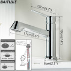 Bathroom Tap Washbasin with Pull-Out Shower Head 2