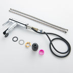 Bathroom Tap Washbasin with Pull-Out Shower Head 2