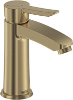 Bathroom Taps Brushed Brass Basin Mixer Tap