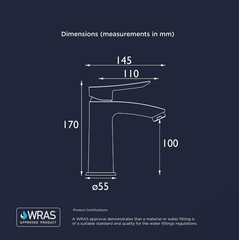 Bathroom Taps Brushed Brass Basin Mixer Tap