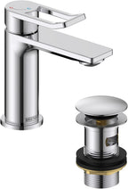 Bathroom Taps Brushed Brass Small Basin Mixer Tap