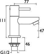 Bathroom Taps Chrome Basin Mixer Tap
