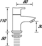 Bathroom Taps Chrome Basin Mixer Tap