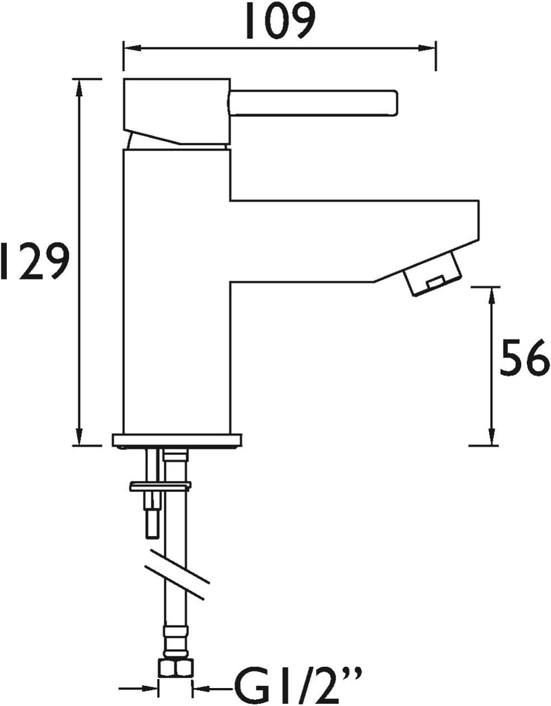 Bathroom Taps Chrome Basin Mixer Tap
