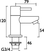 Bathroom Taps Chrome Basin Mixer Tap