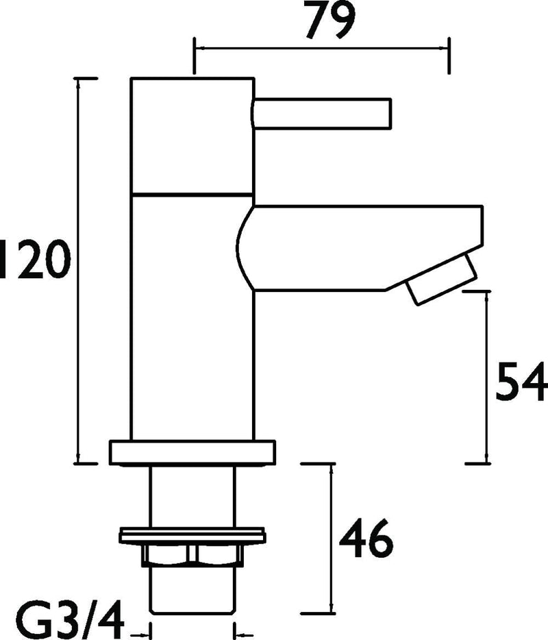 Bathroom Taps Chrome Basin Mixer Tap