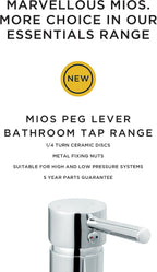 Bathroom Taps Chrome Bath Filler Tap