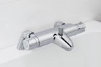 Bathroom Taps Chrome Thermostatic Bath Shower Mixer Tap