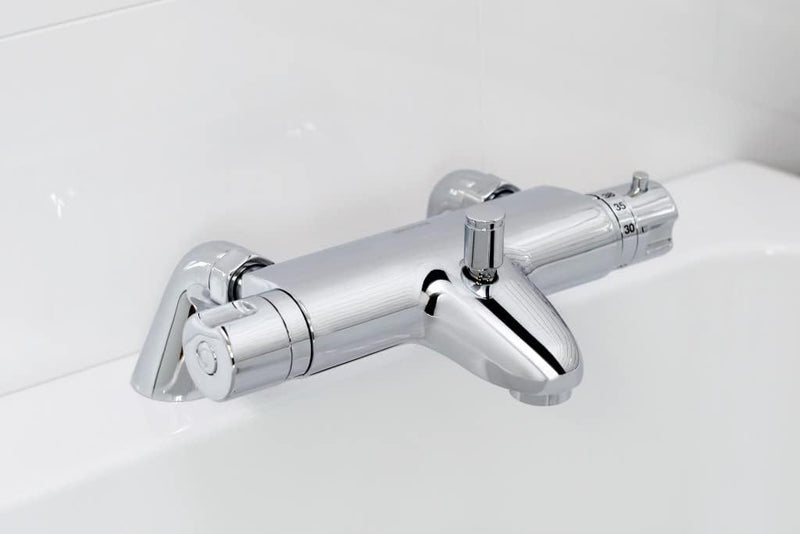 Bathroom Taps Chrome Thermostatic Bath Shower Mixer Tap