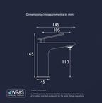 Bathroom Taps Square Chrome Basin Mixer Tap