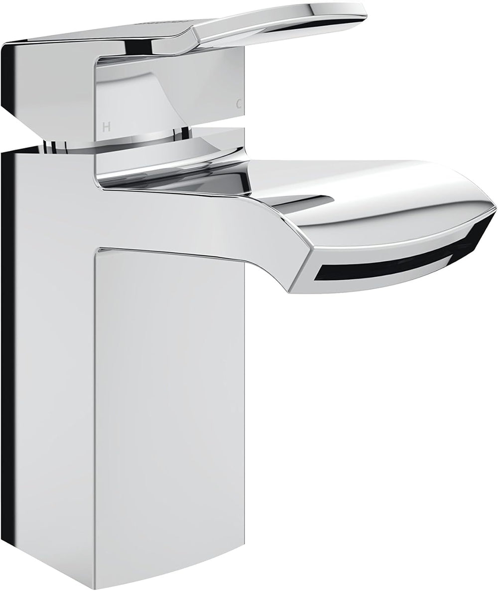 Bathroom Taps Square Chrome Basin Mixer Tap