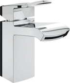 Bathroom Taps Square Chrome Basin Mixer Tap