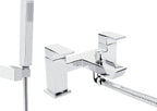 Bathroom Taps Square Chrome Bath Shower Mixer Tap