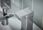Bathroom Taps Square Chrome Bath Shower Mixer Tap