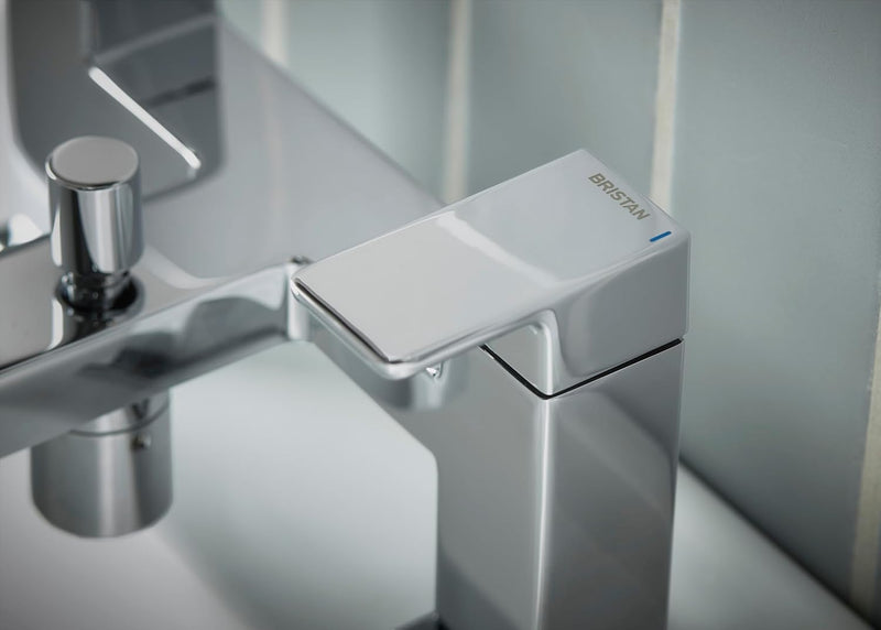 Bathroom Taps Square Chrome Bath Shower Mixer Tap