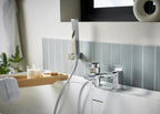 Bathroom Taps Square Chrome Bath Shower Mixer Tap