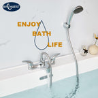 Bathroom Taps with Shower Attachment Bath Brass Chrome